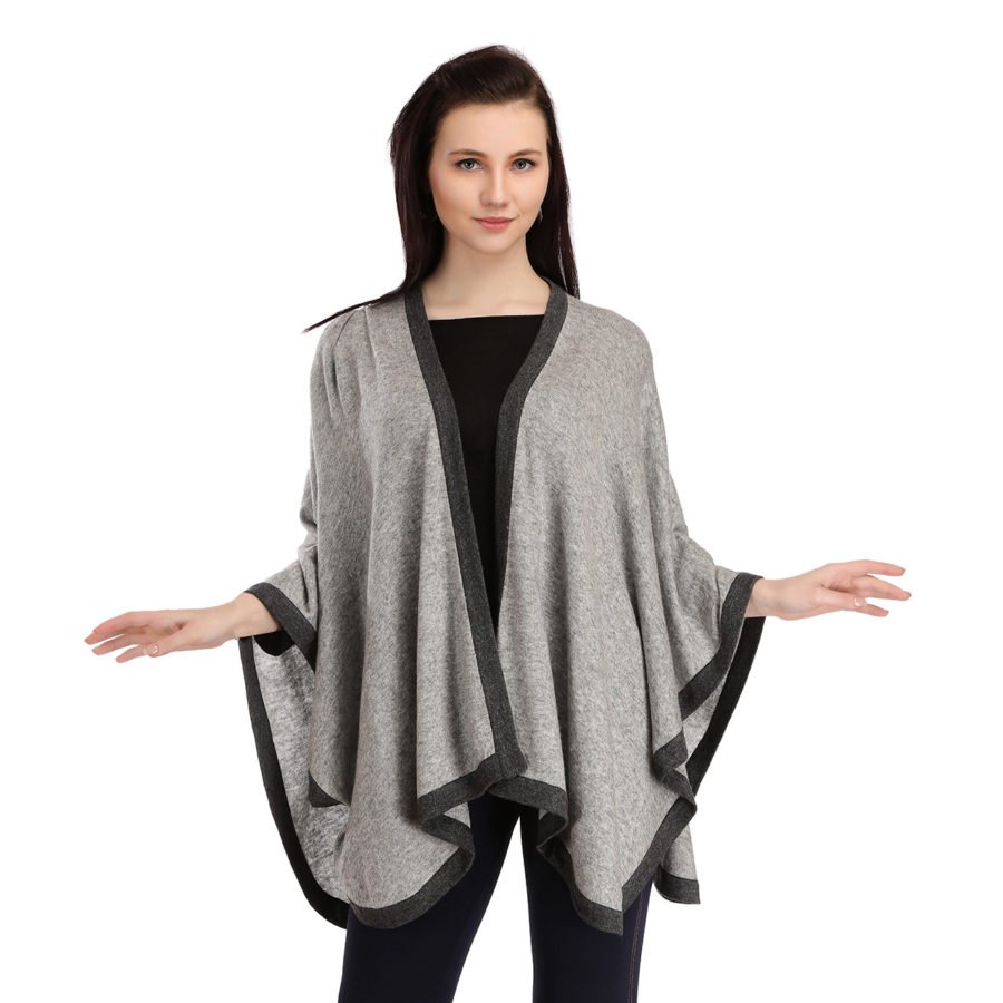 Knitted Poncho Cape